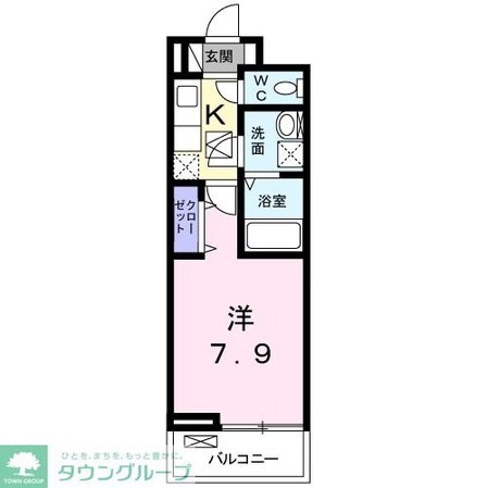 ディアーテBの物件間取画像